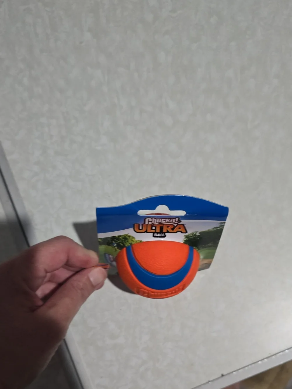 Chuck It Ultra Ball Medium - Orange and Blue Durable Dog‎ Fetch Toy NWT